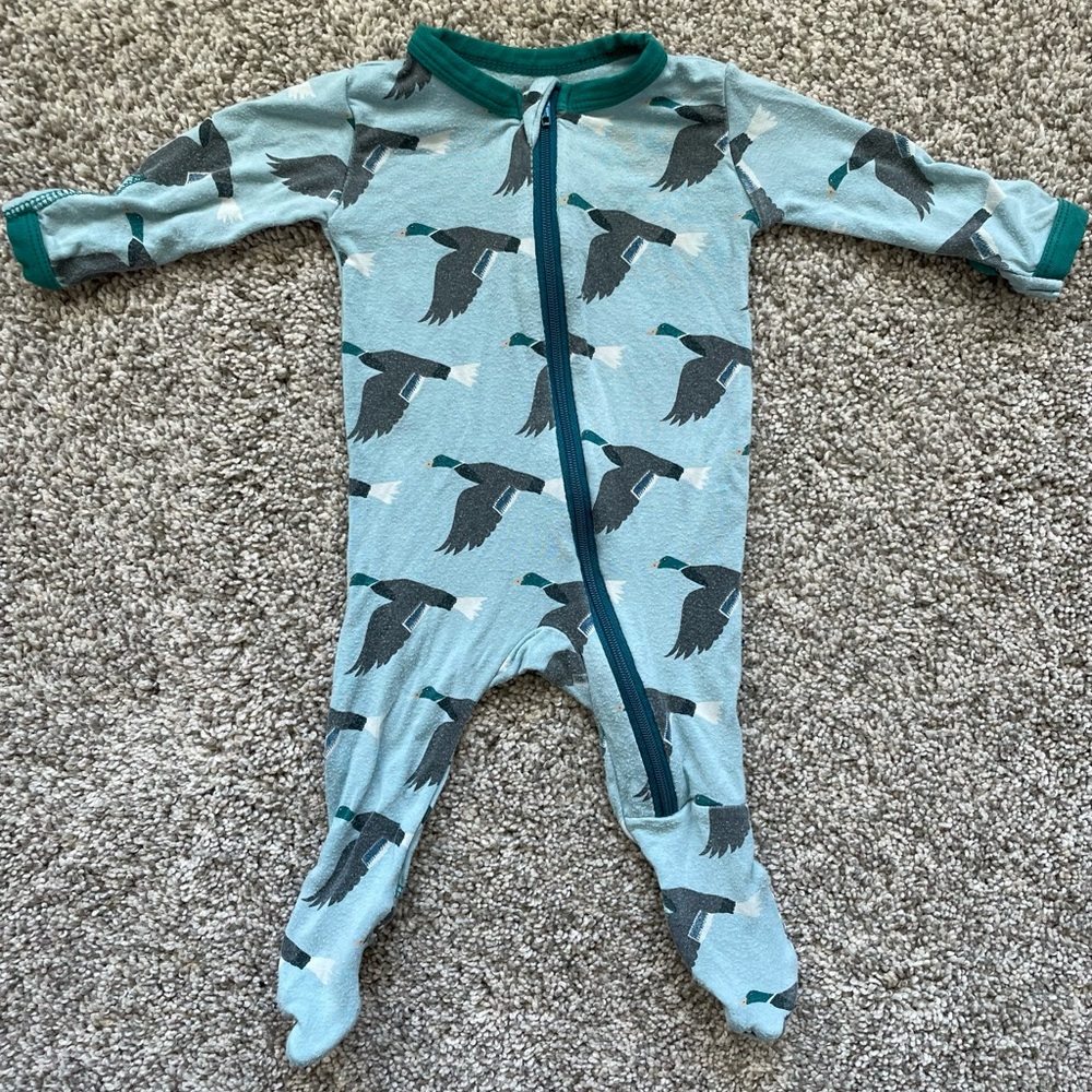 Kickee Pants Zip Footie